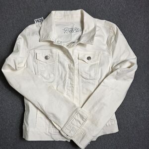 Old Navy Rockstar Denim Women's Jean Jacket Medium. Urban Utility. Trucker